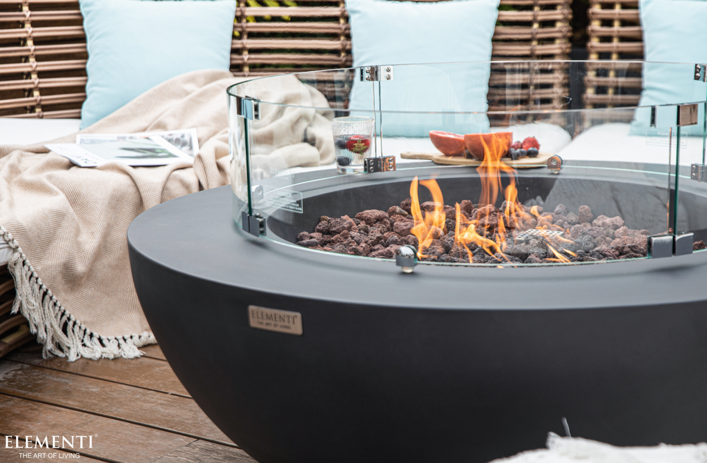 Wind Screen for Lunar Bowl Fire Table (OFG101-WS)
