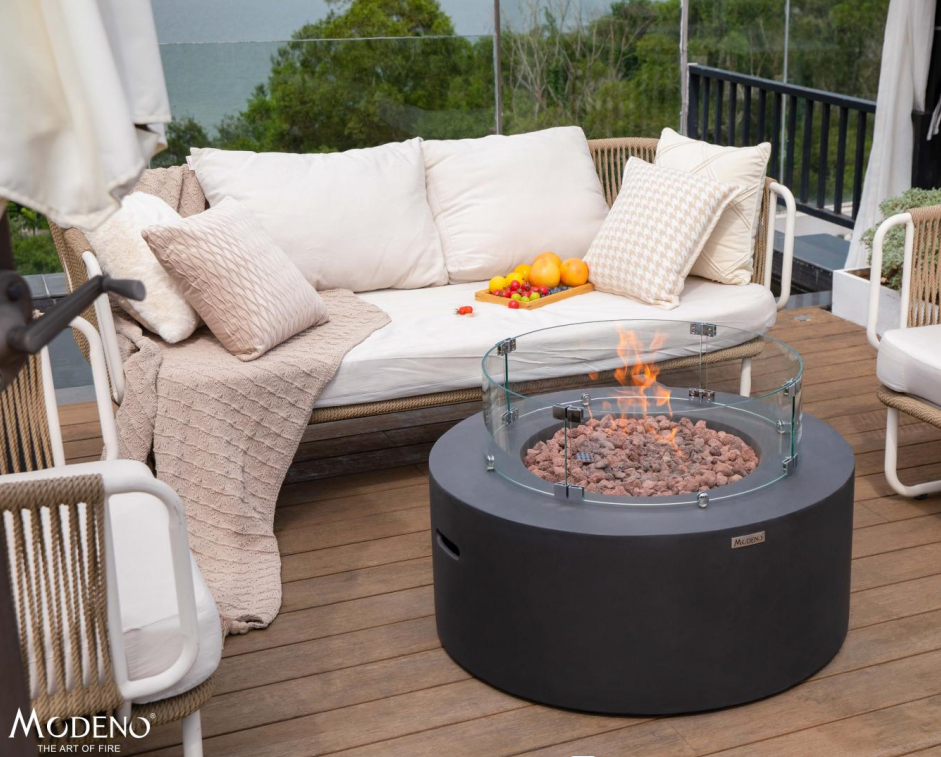 Modeno Venice 34" Concrete Fire Table (OFG113)
