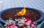 +Rose Bowl 48" Dark Grey Concrete Fire Pit (OFG420DG)