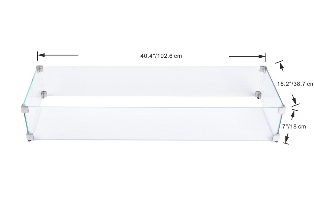 +Rectangle Wind Screen (OFG410/415-WS)