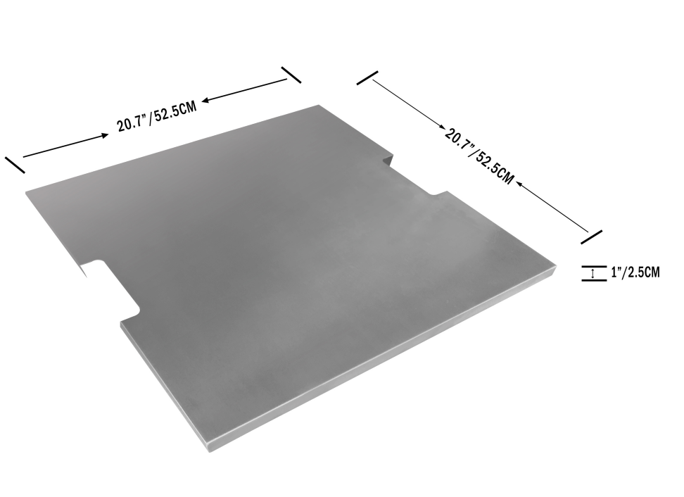 Stainless Steel Lid For Manhattan Fire Table (OFG103-SS)