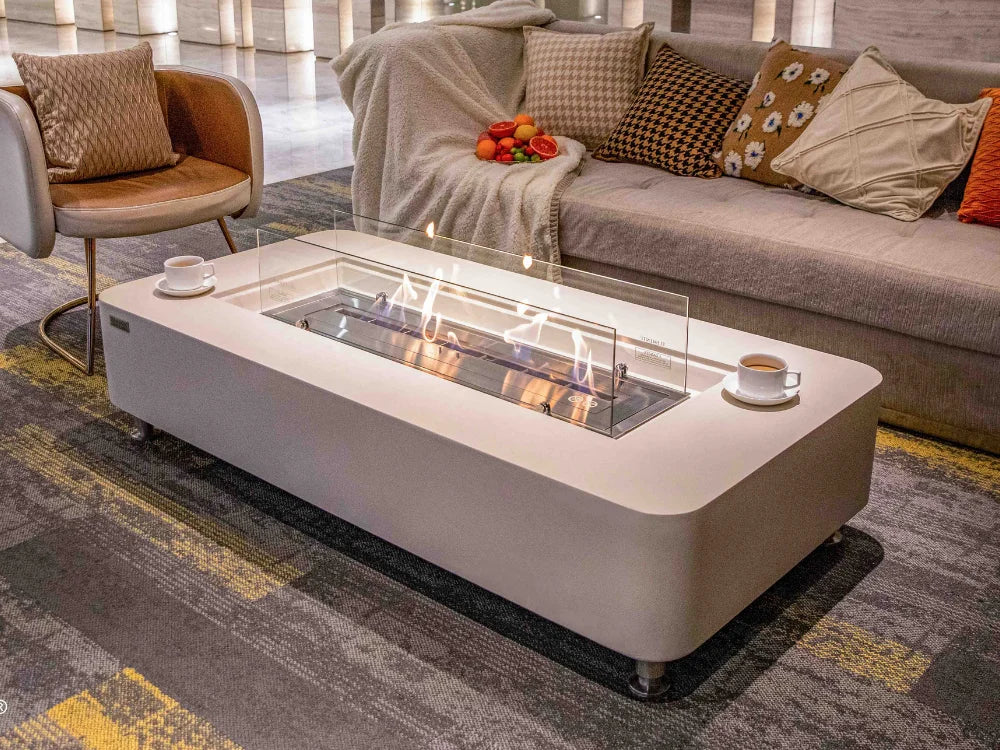 Sydney Concrete Bio-ethanol Fuel Outdoor Fire Pit Table(ECG01)