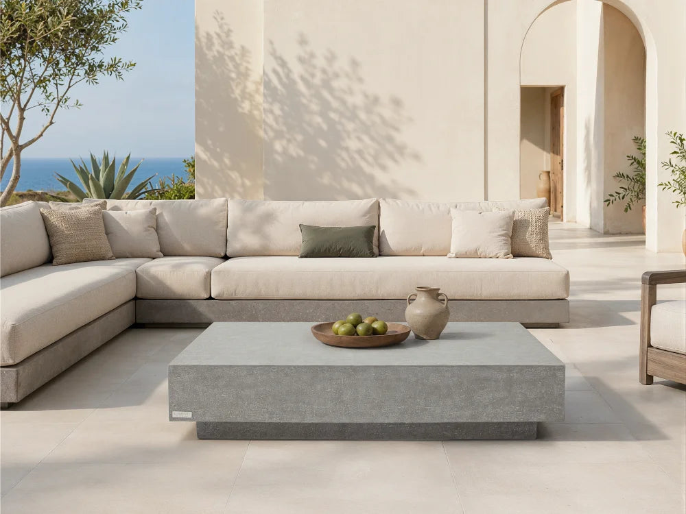 Tevere 60" Concrete Coffee Table (FCG03)
