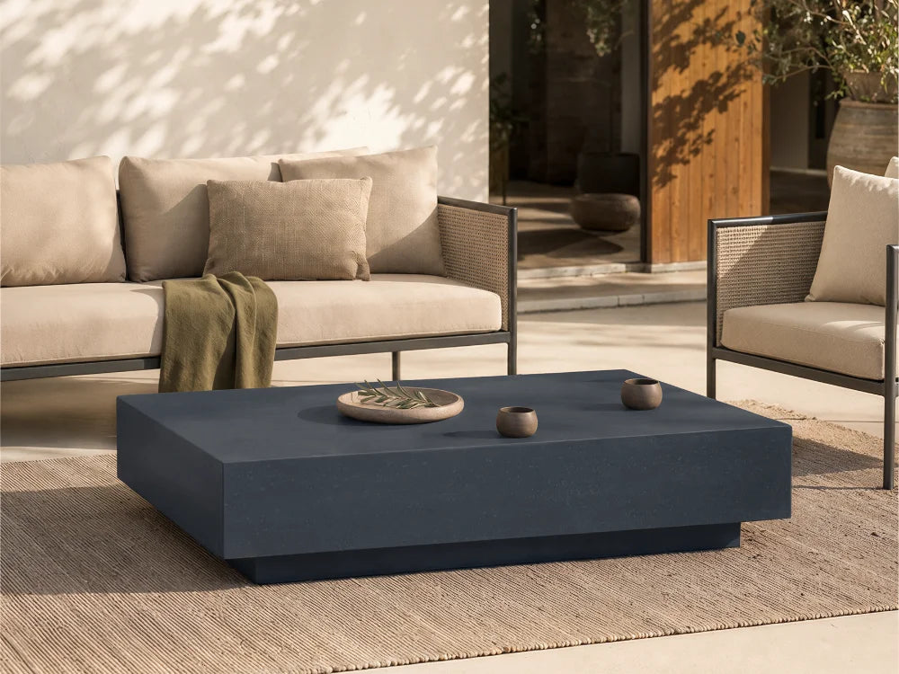 Tevere 60" Concrete Coffee Table (FCG03)