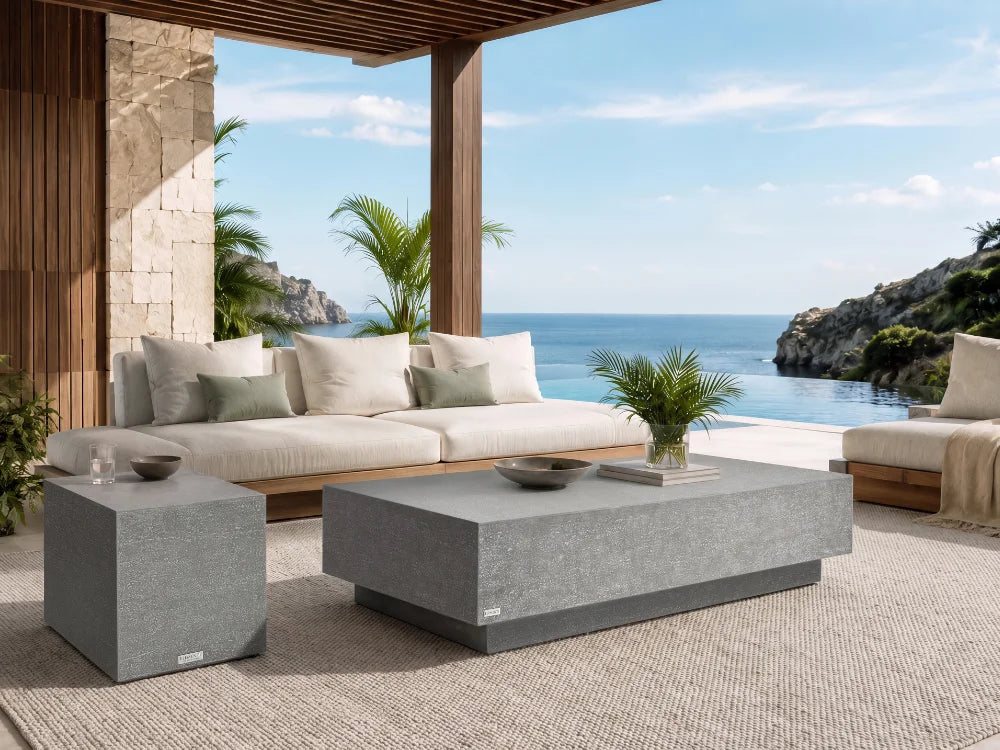 Tevere 60" Concrete Coffee Table (FCG03)