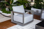 Newport Outdoor Aluminum Swivel Chair with Sunbrella® Cushions (OS-2505W)