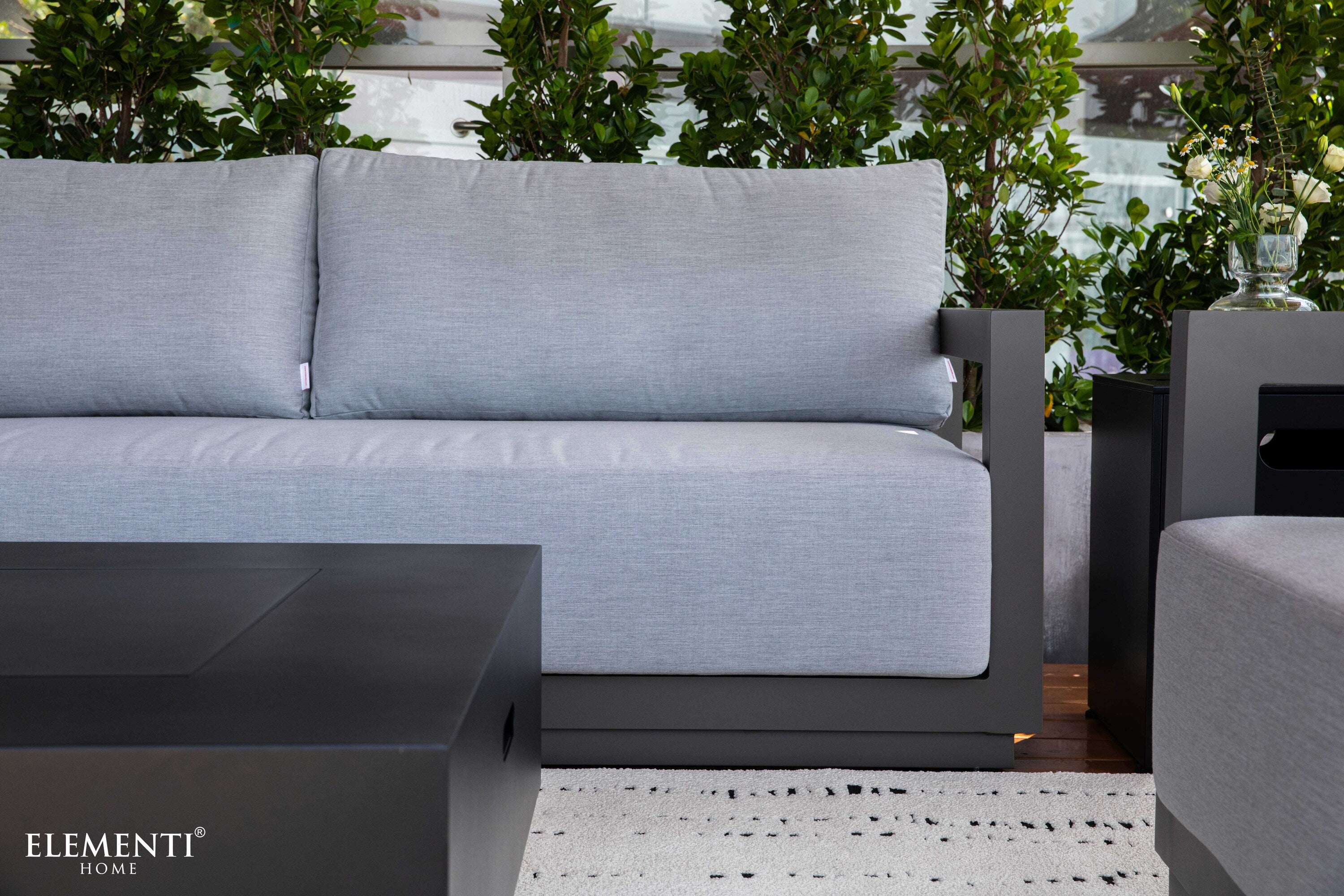 Newport Outdoor Aluminum 3-Seat Sofa with Sunbrella® Cushions (OS2505T)