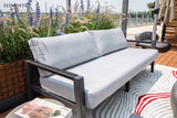Laguna Outdoor Aluminum 3-Seat Sofa with Sunbrella® Cushions (OS-2506T)