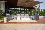Capri Outdoor Aluminum Conversation Set with Sunbrella® Cushions (OS-2503)