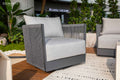 Capri Outdoor Aluminum Swivel Chair with Sunbrella® Cushions (OS-2503W)