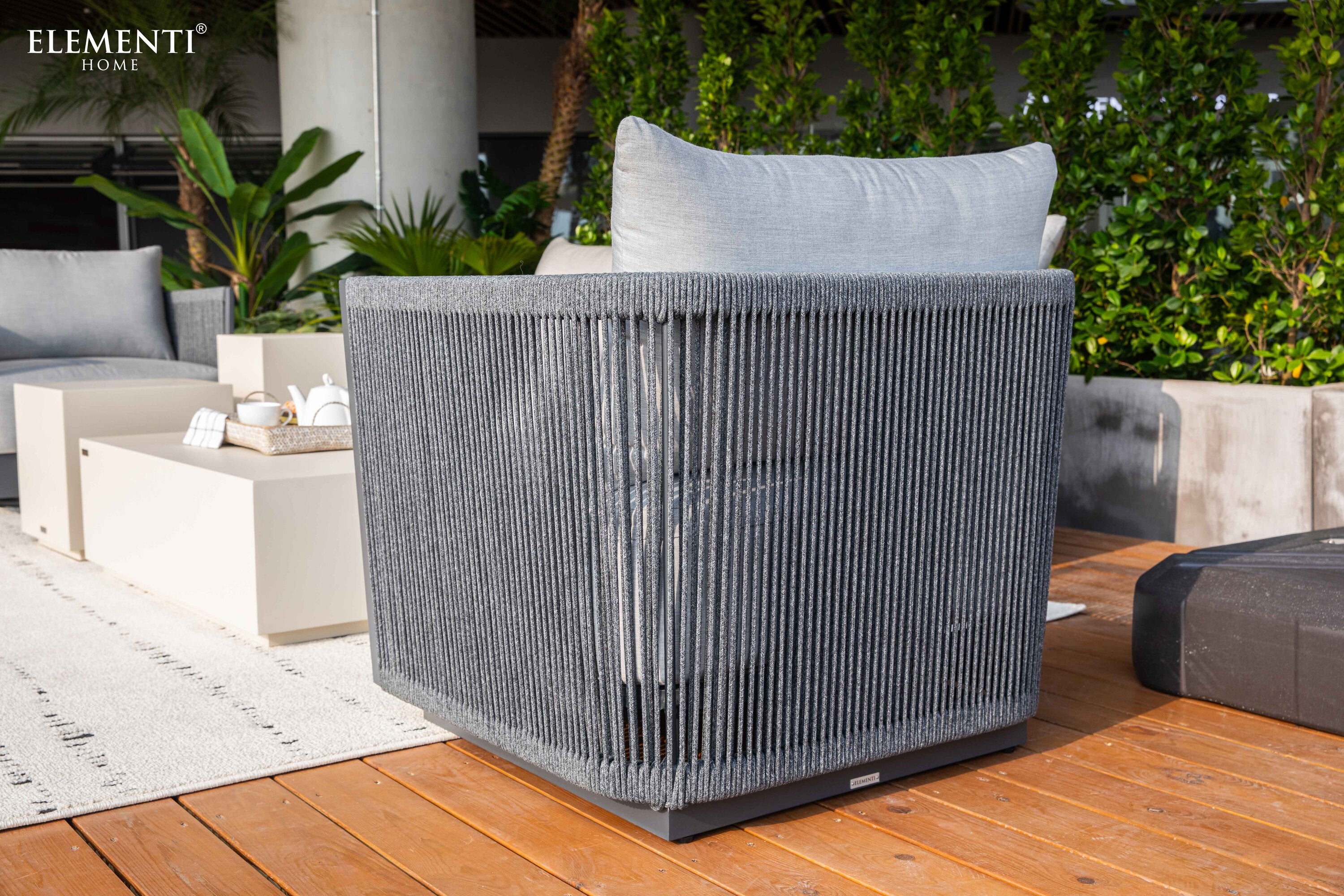 Capri Outdoor Aluminum Lounge Chair with Sunbrella® Cushions (OS-2503S)