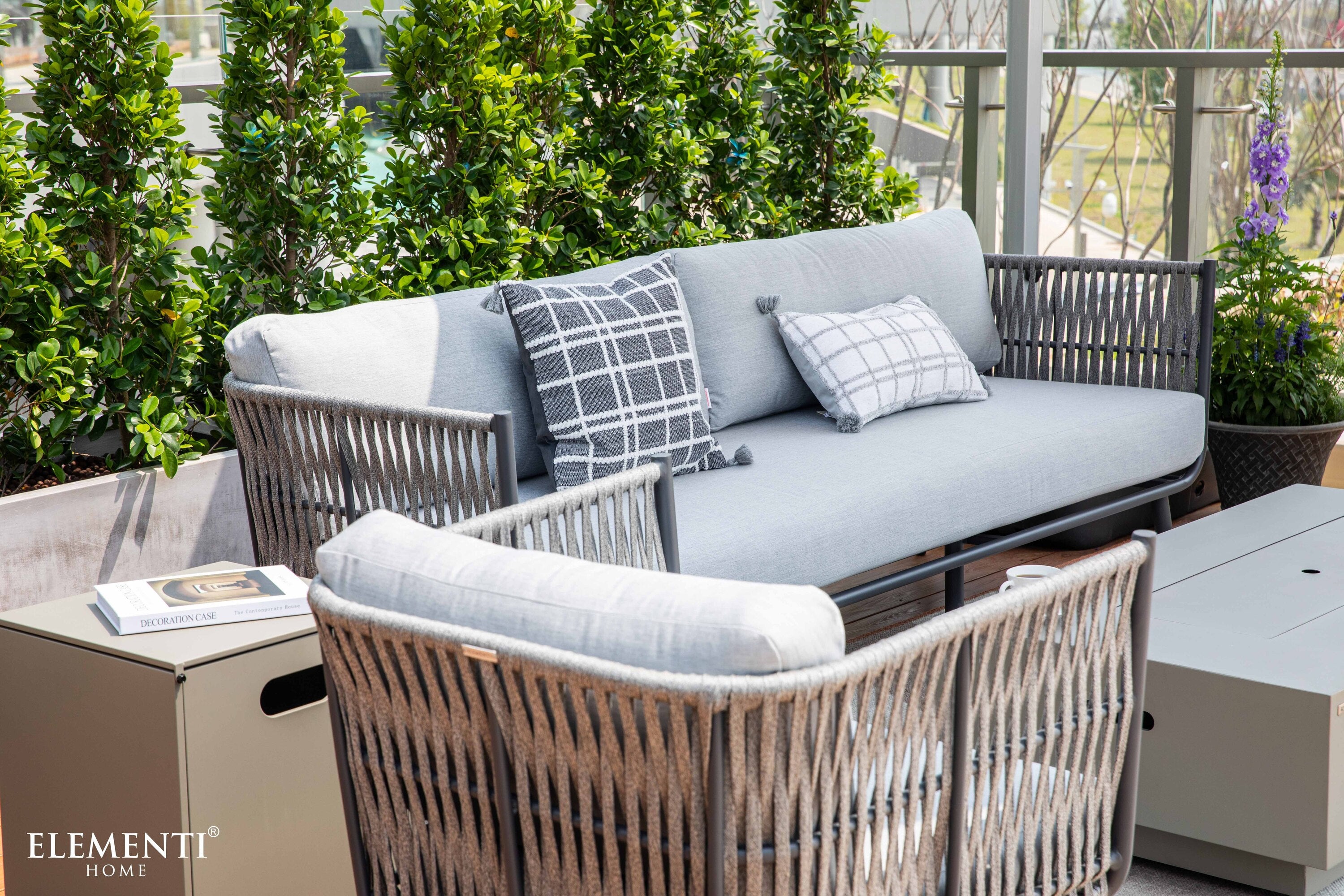 Milano Outdoor Aluminum Swivel Chair with Sunbrella® Cushions (OS-2504W)
