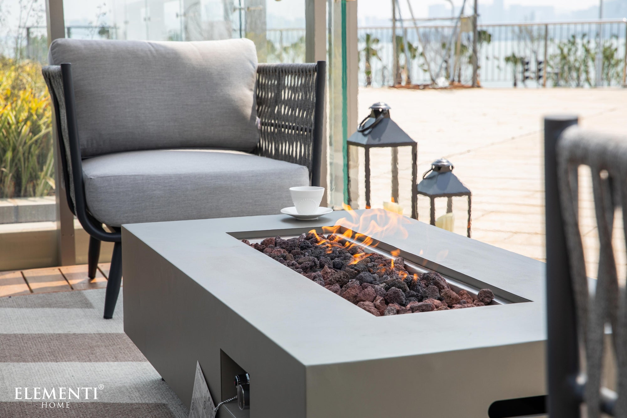 Milano Outdoor Aluminum Lounge Chair with Sunbrella® Cushions (OS-2504S)