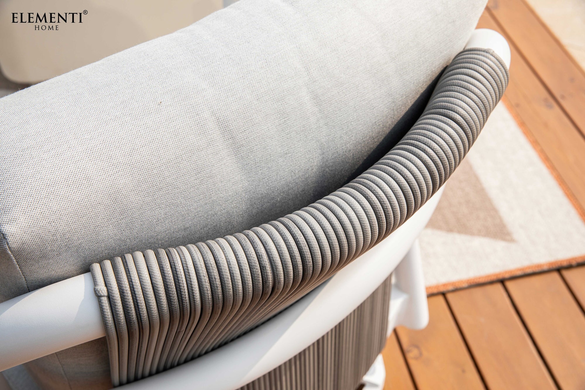 Santorini Outdoor Aluminum Lounge Chair with Sunbrella® Cushions (OS-2501S)