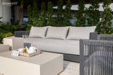 Capri Outdoor Aluminum 3-Seat Sofa with Sunbrella® Cushions (OS-2503T)