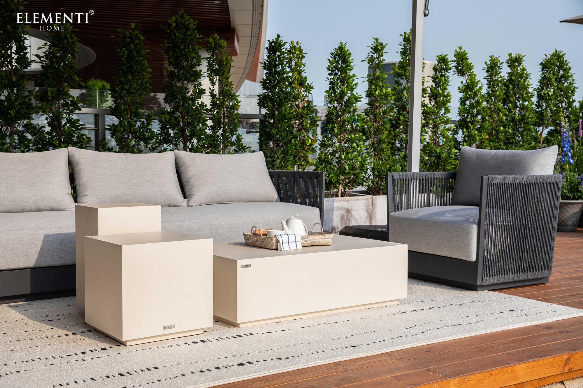 Capri Outdoor Aluminum Lounge Chair with Sunbrella® Cushions (OS-2503S)
