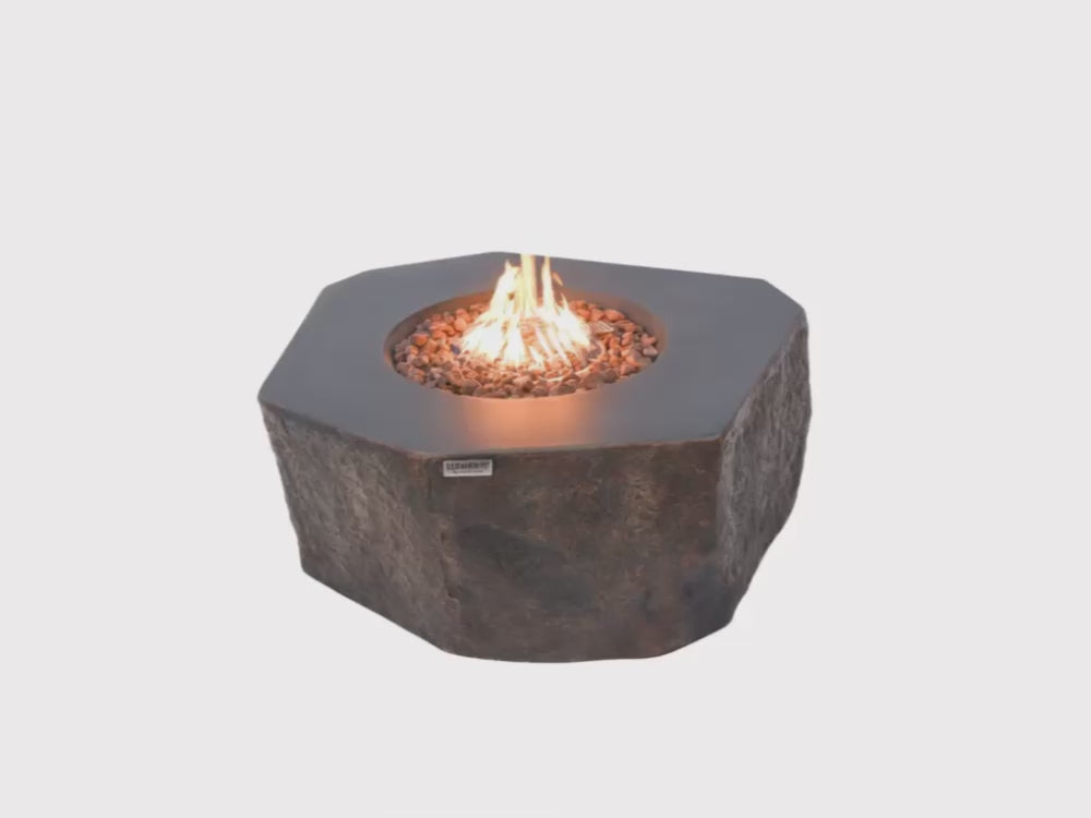 Load video: Columbia 42" Concrete Fire Table (OFG105)