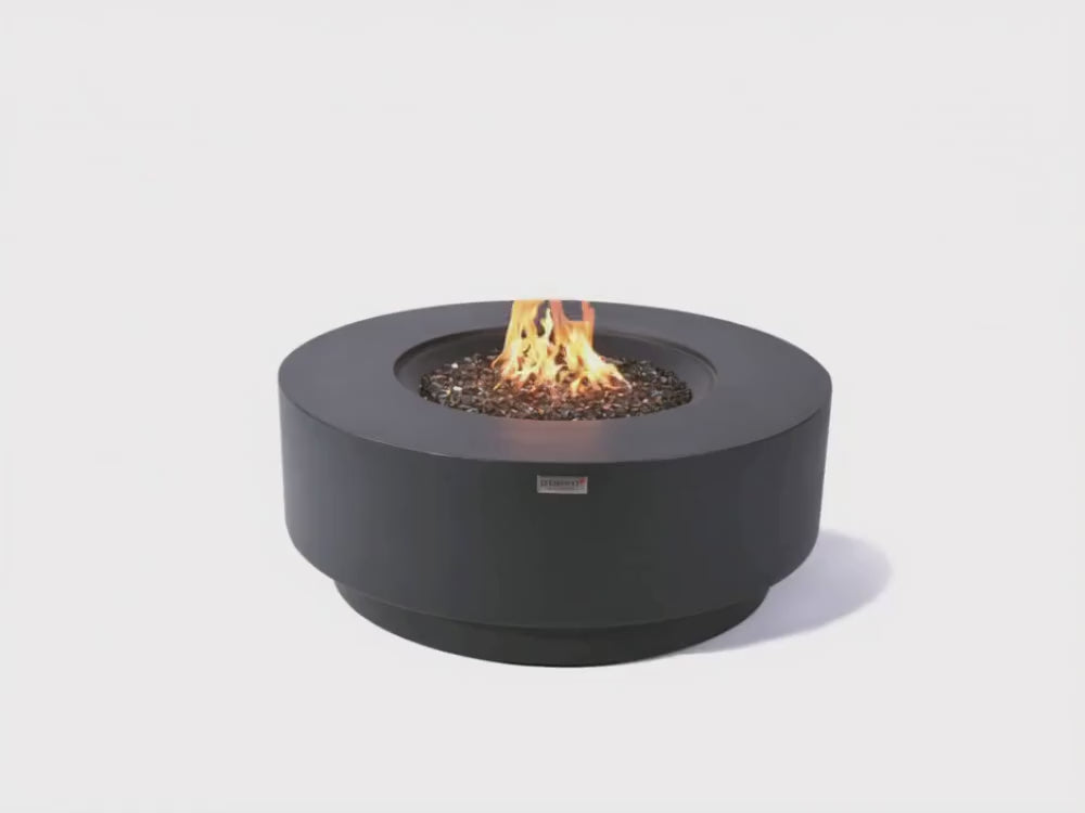 Load video: +Nimes &amp; colosseo 41" Sandstone Fire Table (OFG414)
