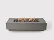 RAVELLO Rectangle Concrete Fire Pit for Outdoor Living