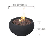 Modeno York 27" Concrete Fire Bowl (OFG115)