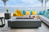 Granville 60" Light Grey Concrete Fire Table (OFG121LG)