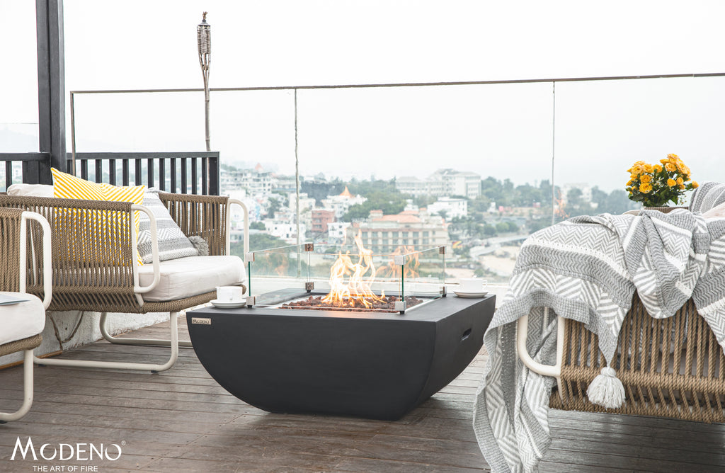 Modeno Aurora 34" Concrete Fire Table (OFG114) – Elementi Fire
