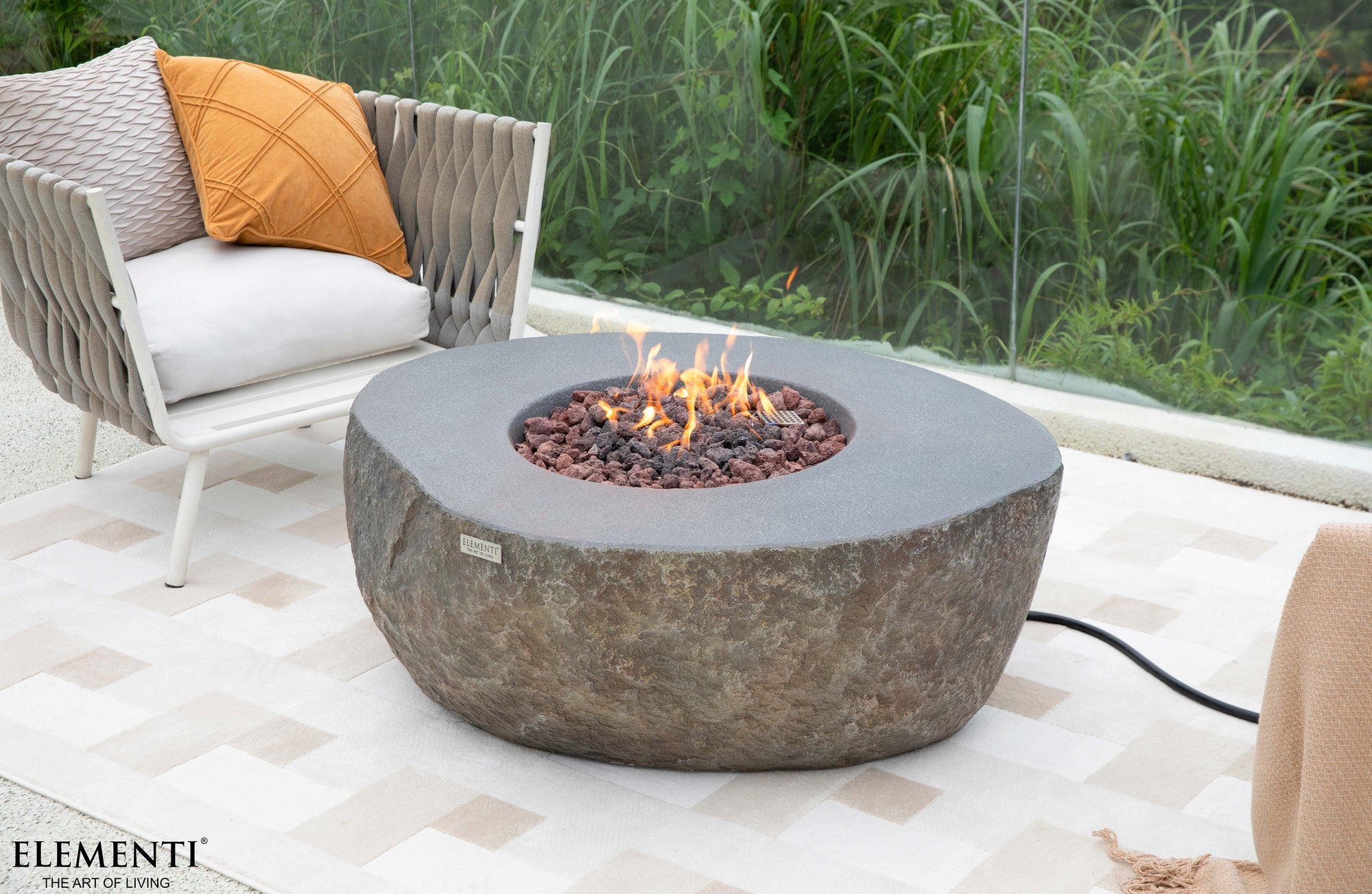 Boulder 43" Concrete Fire Table (OFG110)