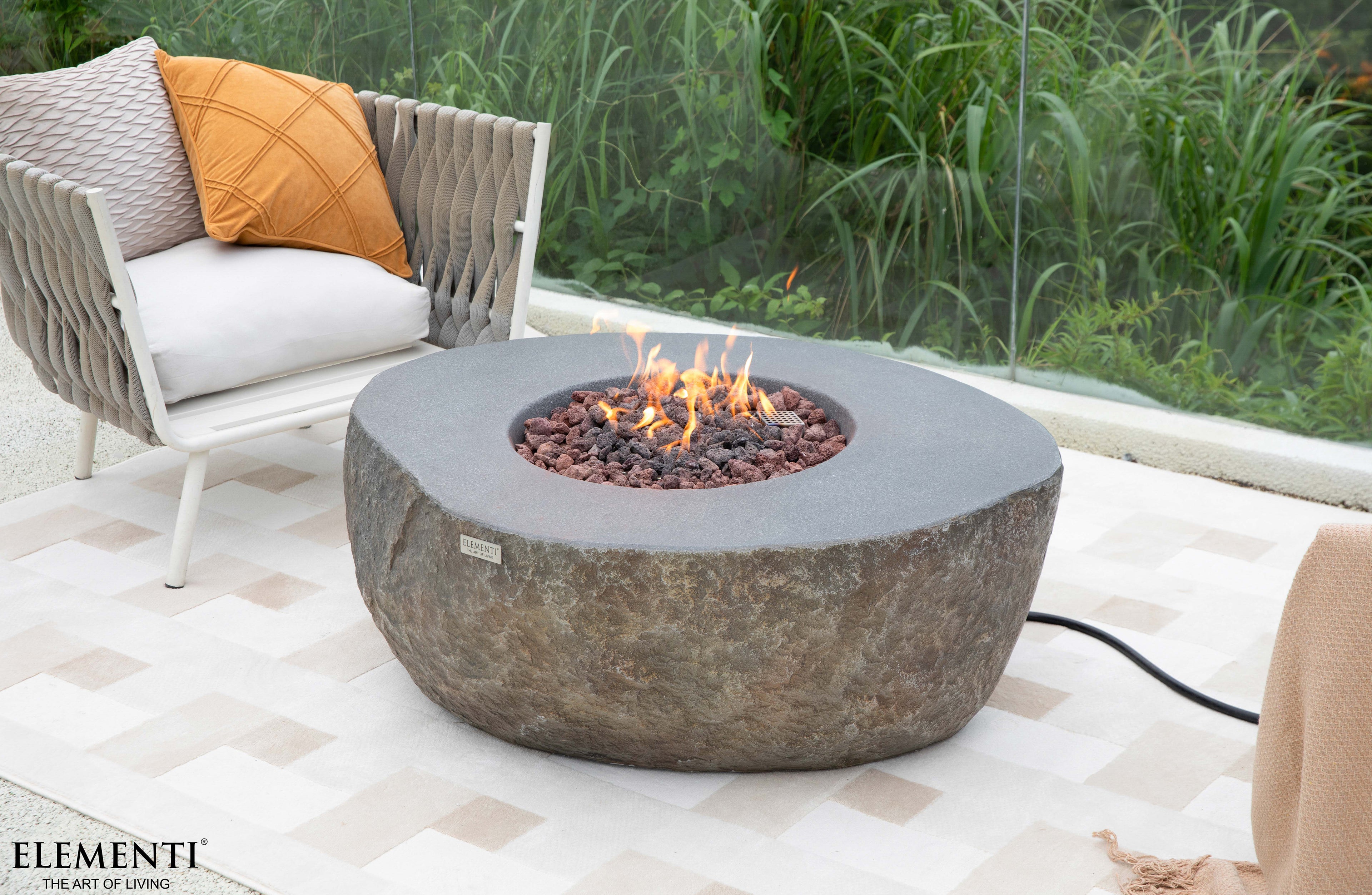 Boulder 43" Concrete Fire Table (OFG110)