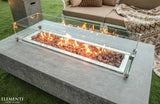 Hampton 56" Light Grey Concrete Outdoor Fire Table (OFG139LG)