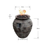 Modeno Pompeii Concrete Outdoor Fire Pit (OFG609-LP)